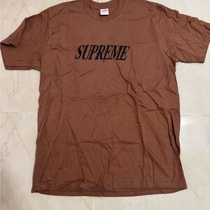 Supreme Brown Short Sleeve Tee
